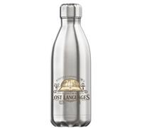 Exploring Ancient and Forgotten Writing Systems Vacuum Insulated Thermal Water Bottle Silver