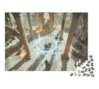Exploring Ancient Ruins A Virtual Journey Through History 1000-Piece Jigsaw Puzzle for Adults, 70x50cm/1000pcs; Clean White Cardboard for Sorting; A Quiet Indoor Pastime at Home