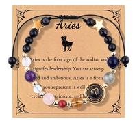 Exploring Natural Beauty: Organic Ingredients, Recommended for Face, Bracelet with 12 Constellations, Adjustable Rope Bracelet, Crystal Hand Beads, Planet Beads, Rubber. For Bracelet, one size, Paper