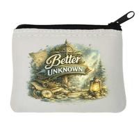 Exploring New Paths Beyond Comfort Neoprene Coin Purse Pouch 10x11cm White