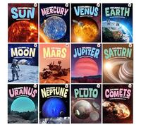 Exploring Our Solar System Series 12 Books Collection Set (Exploring: the Sun, Mercury, Venus, Earth, Moon, Mars, Jupiter, Saturn, Uranus, Neptune, Pluto & Comets & Asteroids)