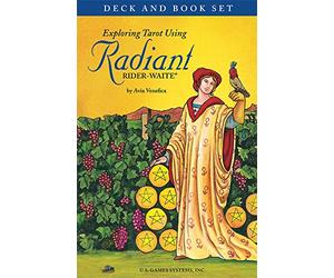 Exploring Tarot Using Radiant Rider-Waite® Deck & Book Set: Beginner-Friendly Starter Set, Complete 78-Card Radiant Rider-Waite® Tarot Deck, 272-Page ... Sheet, Learn Tarot, Refresh Tarot Skills