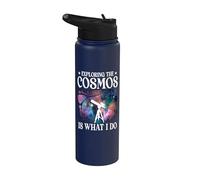 Exploring The Cosmos is What I Do Astronomy Space Science Stainless Steel Insulated Water Bottle