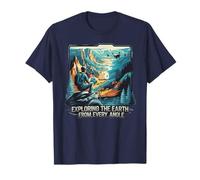 Exploring The Earth with Cameras Drones and Wide Vision T-Shirt