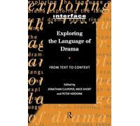 Exploring the Language of Drama: From Text to Context (Interface)