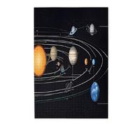 Exploring the Solar System -Print 1000 Piece Picture Puzzle -Wooden,Family-Friendly Fun For All Ages,For Relaxation And Gift-Giving.