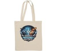 Exploring the Wonders of Impossible Physics Natural Cotton Tote Bag White