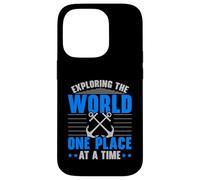 Exploring The World One Place At A Time Nautical Sailor Case for iPhone 14 Pro