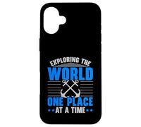 Exploring The World One Place At A Time Nautical Sailor Case for iPhone 16 Plus