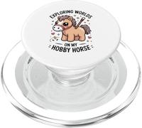 Exploring Worlds On My Hobby Horse Kids Fantasy PopSockets PopGrip for MagSafe