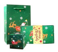 Explosion Box Bouncing Christmas Surprise Boxes with 12 Bounce Boxes Creative Money Box for Cash for Women, Men, Kids(Style2).Home