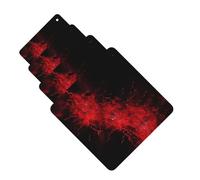 Explosion Burst Red Black Car Air Freshener Cards Set of 4 Pieces Long Lasting Hanging Scented Cards for Bedroom Wardrobe Car Aromatherapy Tablets for Men Women Rearview Mirror Pendant