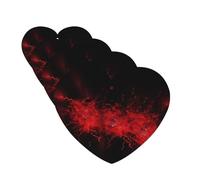 Explosion Burst Red Black Car Air Freshener Cards Set of 4 Pieces Long Lasting Hanging Scented Cards for Bedroom Wardrobe Car Aromatherapy Tablets for Men Women Rearview Mirror Pendant