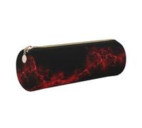 Explosion Burst Red Black Print Adults Pencil Case Stylish Pen Pouch Stationery Organizer Everyday Travel Versatile
