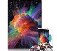 Explosion Cloud 1000 Piece Jigsaw Puzzles for Adults & Teens,Educational Game Challenge Toy Wall Decoration Unique Birthday And Xmas Gifts 38x26cm