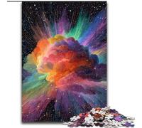 Explosion Cloud Jigsaw Puzzles for Adults, Challenging Game Toys Every Piece Is Unique - Challenging Family Fun Game (50x75cm)