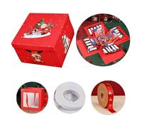 Explosion, DIY Explosion Gift Box with Five-Story, Surprise Snack Five-Story Box for Birthday Gift, Anniversary, Valentine's Day, Wedding，for Important Days and Holidays