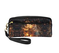 Explosion Firework 3D Cosmetic Bags for Womem,Travel Toiletry Bag Accessories Organizer Zipper Pouch Gift Idea