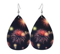 Explosion Firework 3d Holiday Earrings For Women, Festive Star Drop Earrings, Chic Dangle Jewelry For Celebrations