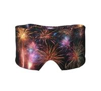 Explosion Firework 3D Print Print Soft Eye and Ear Muffs for Adults Sleeping Protection Cover for Travel Nap Relief