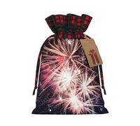 Explosion Firework 3d Print Reusable Gift Drawstring Decor Bag Holiday Party Favor Pouches Wedding Seasonal