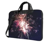 Explosion Firework 3d Print Ultra Slim Laptop Bag Lightweight Oxford Cloth Shoulder Case Portable Computer Briefcase