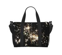 Explosion Firework Crossbody Travel Bag - Water-Resistant Carry-On Handbag, Large Capacity Gym Bag