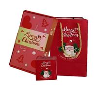 Explosion Gift Box Merry Christmas Box Explosion Box with Gift Bag and 10 Bounce Box Cards Explosion Box Can Put into Money