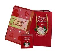 Explosion Gift Box Merry Christmas Gift Box Explosion with Bag and 10 Bounce Cards Can Put into Money for Birthday Christmas Gifts