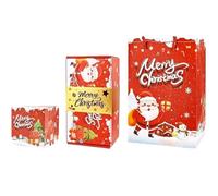 Explosion Gift Box, Po-p Up Surprise Box with Folding Bouncing for Birthday, Christmas, Valentine's Day - DIY Fun for All Ages, Red & Green