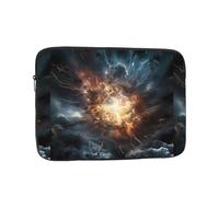 Explosion of The Earth Patterned Laptop Sleeve 10 Inch Shockproof for Slim Protective Notebook Computer Bag Briefcase