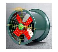 Explosion Proof Axial Exhaust Fan, Low Noise Industrial Ventilation Fan for Kitchen and Warehouse, Cylinder Pipe Design for Efficient Air Extraction