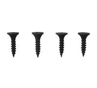 Explosion Proof Black Stainless Steel Door Bolt Latch For Wardrobe Cabinet Drawer No Drilling Needed Anti Violence Security Small Left(screws)