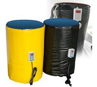 Explosion-Proof Drum Heater 0-120°C Heavy-Duty Barrel Warmer with Digital Thermostat for 55gal Drums and IBC Totes - Prevent Freezing and Maintain Viscosity