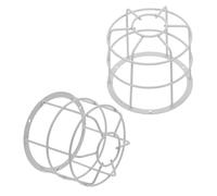 Explosion-Proof Light Guard Wire Mesh Cage 2pcs for Warning Lights