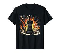 Explosive Chess Rook Power Checkmate Dominance T-Shirt