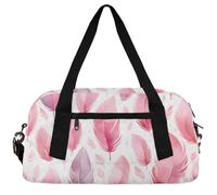 Explosive Color Graffiti Kids Duffle Bag Boys Girls Small Sport Dance Gym Bag for Overnight Travel Weekender Carry On, Feather Print, 18.5"L x 9.4"W x 7.8"H