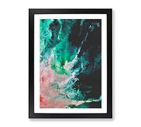 Explosive End Abstract Framed Print | A4 Black Framed Wall Art | Ready to Hang | Abstract Fantasy Picture | Living Room Bedroom Lounge Office