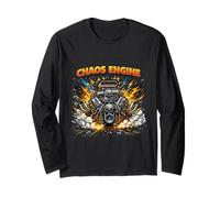Explosive Engine Power Mechanical Performance Artwork Long Sleeve T-Shirt