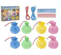 Explosive Fun Chalk Bomb Target Game Set - (12-Piece Set) - Premium Quality & Ultimate Outdoor Fun - Perfect for Kids and Adults