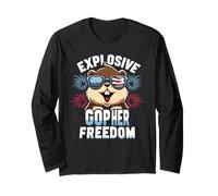Explosive Gopher Freedom Gopher Trap Long Sleeve T-Shirt