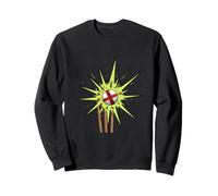 EXPLOSIVE WICKET: DYNAMIC CRICKET STUMPS DESIGN Sweatshirt