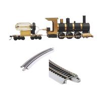 ExploTex 1/87 HO Scale Authentic Brass Steam Model with Two-Cylinder, Single-Acting Reciprocating Piston Steam Engine (Rail), Suitable for Experienced Railway Model Makers
