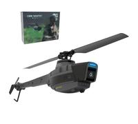 ExploTex 2.4G RC 4-Channel Military Reconnaissance Helicopter Model (RTF), Featuring Built-in Altitude Hold, Optical Flow Positioning Technology, And 1080p Camera-ideal For Beginners