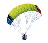ExploTex 2.4G RC Stunt Paraglider Model, 1.5 m Wingspan Electric Paraglider, Easy to Learn and Suitable for Newcomers, The Colour of the Nylon Umbrella Fabric is Random (RTF)