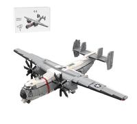 ExploTex Kit for a US Armed Forces C-2 Transport Plane in 1:35 Scale (2566 Pieces), Precisely Crafted Details, A Charming Gift for Military Enthusiasts.