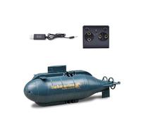 ExploTex Mini RC Atomic Submarine, 6 Channel Mini Simulation Submarine Model Toy, Equipped with Automatic Defrost Function, USB Rechargeable with Long Battery Life