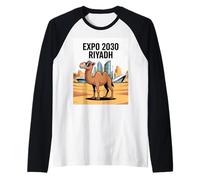 Expo 2030 Riyadh Global Innovation Desert Future Vibes Raglan Baseball Tee