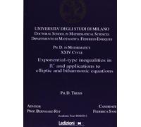 Exponential-Type Inequalities in ℝn and Applications to Elliptic and Biharmonic Equations