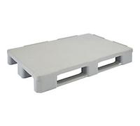 EXPORTA High Density Polyethylene Pallet 80 (W) x 16 (H) cm Grey Stack of 5